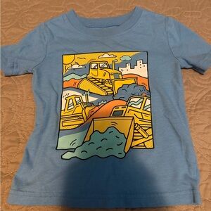 Jumping Beans Blue Construction Graphic Tee
